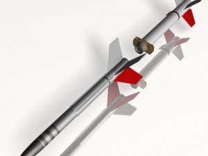 us terrierlynx rocket 3D-Modell