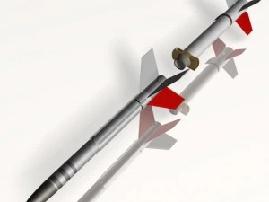 us terrierlynx rocket 3D Model