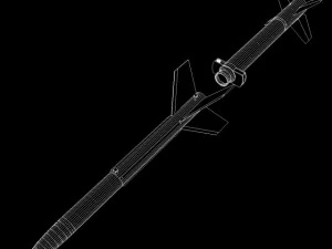 us terrierlynx rocket 3D Model
