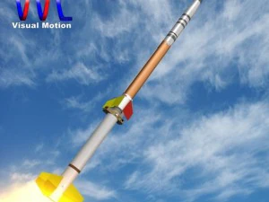usテリア改良型マレミュートロケット 3Dモデル