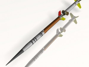 us terrierimproved malemute rocket 3Dモデル