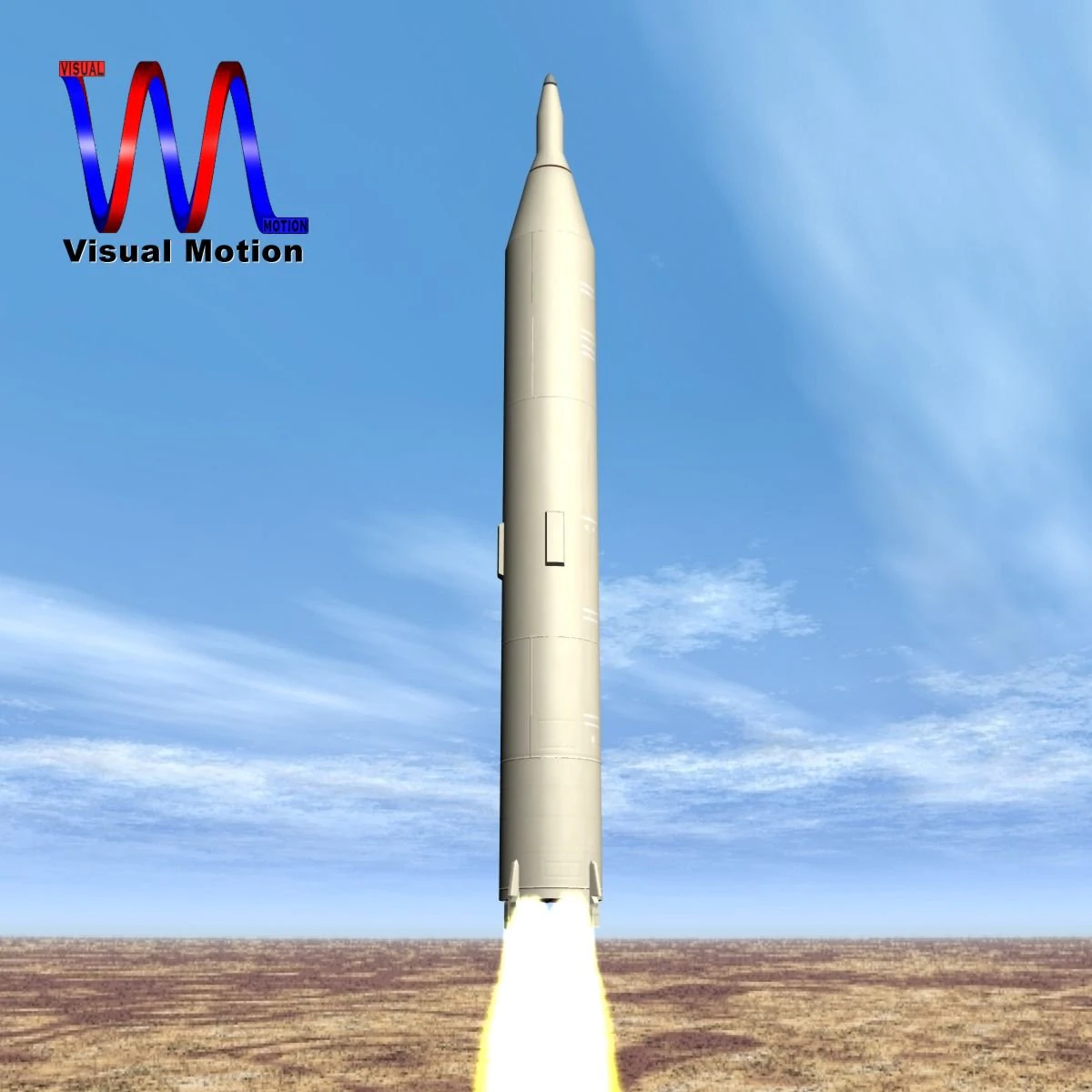 iranian simorgh missile concept 1 3D Model .c4d .max .obj .3ds .fbx .stl .blend