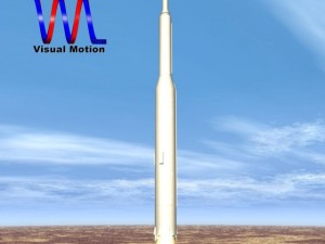 iranian simorgh missile concept 2 3D Model