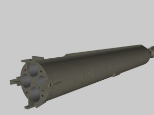 iranian simorgh missile concept 2 Modelo 3D