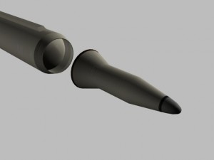 iranian simorgh missile concept 2 Modelo 3D