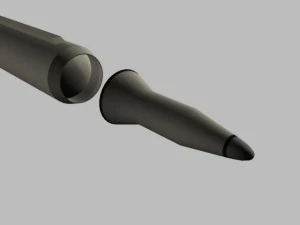 iranian simorgh missile concept 2 3D Model