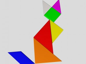 chinese tangram puzzle 3D Модель