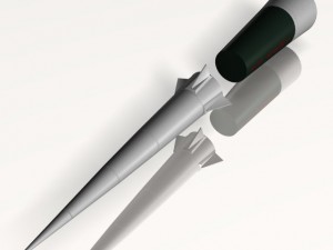 us army sprint missile 3D 模型