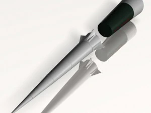 us army sprint missile 3D Model