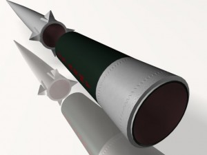 us army sprint missile 3D 模型