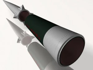 us army sprint missile 3D Model