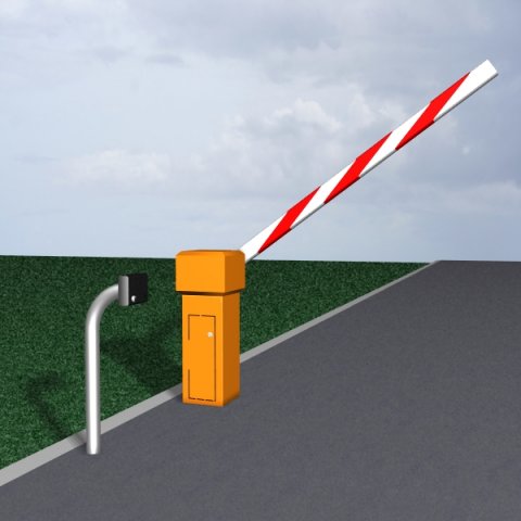 barrier gate 1 Modelo 3D .c4d .max .obj .3ds .fbx .stl .blend 