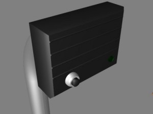 barrier gate 1 Modelo 3D