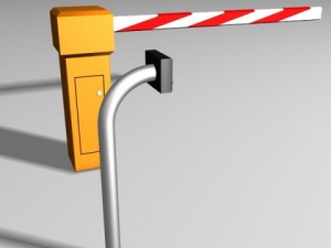 barrier gate 1 Modelo 3D