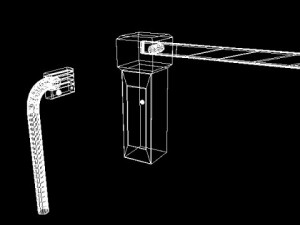 barrier gate 1 Modelo 3D