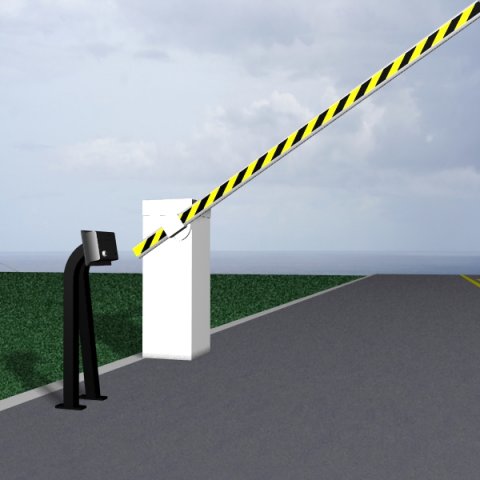 barrier gate 2 Modèle 3D .c4d .max .obj .3ds .fbx .stl .blend 