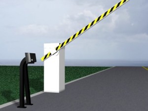 barrier gate 2 3D Model