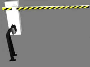 port&atilde;o de barreira 2 Modelo 3D