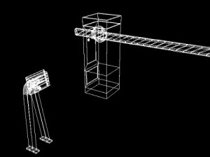 port&atilde;o de barreira 2 Modelo 3D