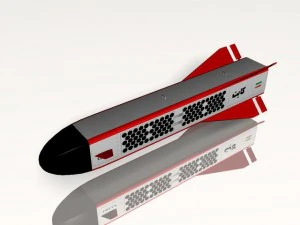 iranian kite 172 round 3D Model