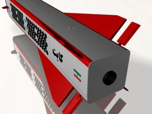 iranian kite 172 round 3D Model