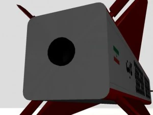 iranian kite 172 round 3D Model