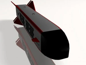 iranian kite 172 round 3D Model