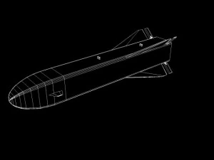 iranian kite 172 round 3D Model