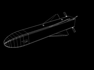 iranian kite 184 round 3D Model