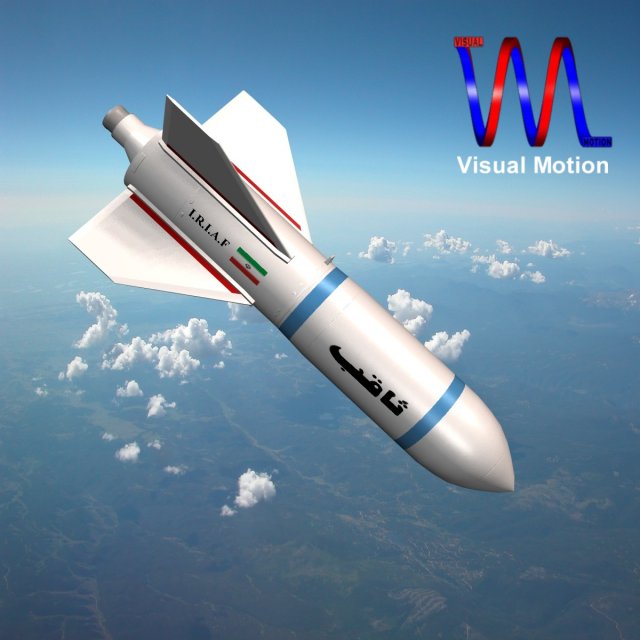 iranian sagheb bomb 3D Model .c4d .max .obj .3ds .fbx .stl .blend 