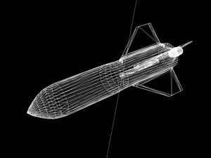 iranian sagheb bomb 3D Model
