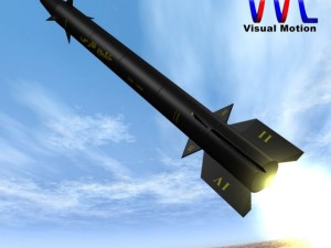 iranian persian gulf missile 3D Model