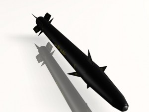 iranian persian gulf missile 3D Model