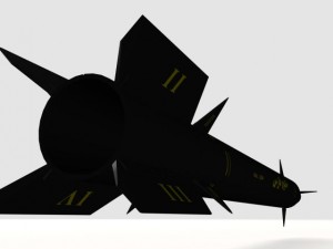 iranian persian gulf missile 3D Model
