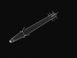 iranian persian gulf missile 3D Model