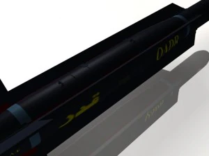 iranian qadr bomb 3D Model