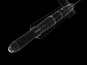 iranian qadr bomb 3D Model
