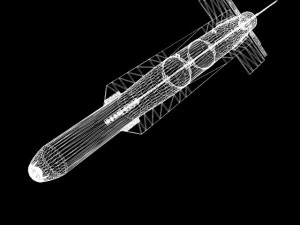 iranian qadr bomb 3D Model