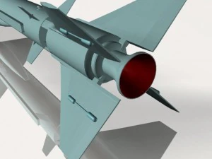 iranian noor cruise missile 3D Model