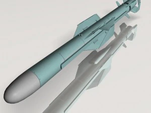 iranian noor cruise missile 3D Model