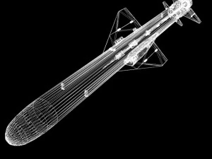 iranian noor cruise missile 3D Model