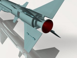 iranian qader cruise missile 3D Model