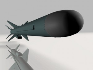 iranian qader cruise missile 3D Model
