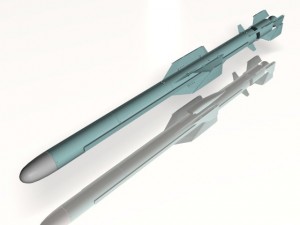 iranian qader cruise missile 3D Model