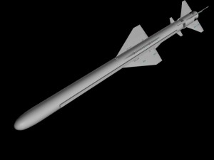 iranian qader cruise missile 3D Model