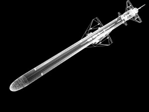 iranian qader cruise missile 3D Model