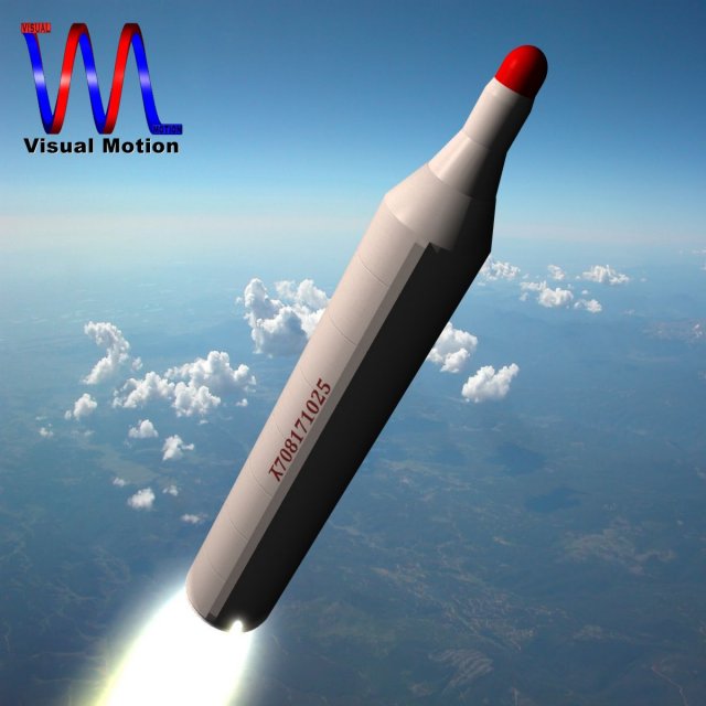 dprk bm25 musudan missile 3D Model .c4d .max .obj .3ds .fbx .stl .blend 