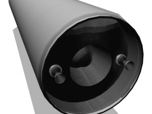 dprk bm25 musudan missile 3D Model