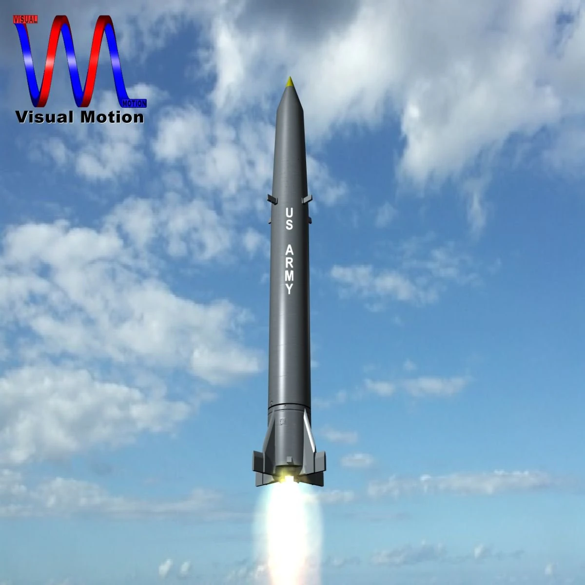 us pgm 11 redstone missile 3D Model .c4d .max .obj .3ds .fbx .stl .blend 