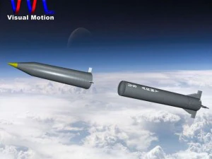 us pgm 11 redstone missile 3D Model